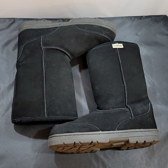 BEARPAW WOMEN'S CLASSIC WINTER SLIP ON BOOTS, LIGHTWEIGHT SUEDE BOOTS - Picture 7 of 16